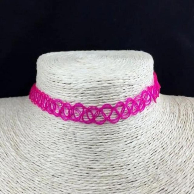Rui Di Choker-Halskette, Weiß, Geflochten, Damen - Bild 1
