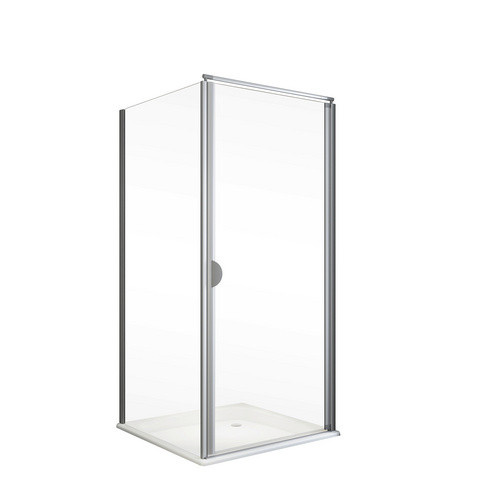 Schulte ExpressPlus Set Duschkabine Sunny mit Duschwanne, Eckdusche, transparent/silver, B/T/H: 90 x 90 x 180 cm - Bild 2