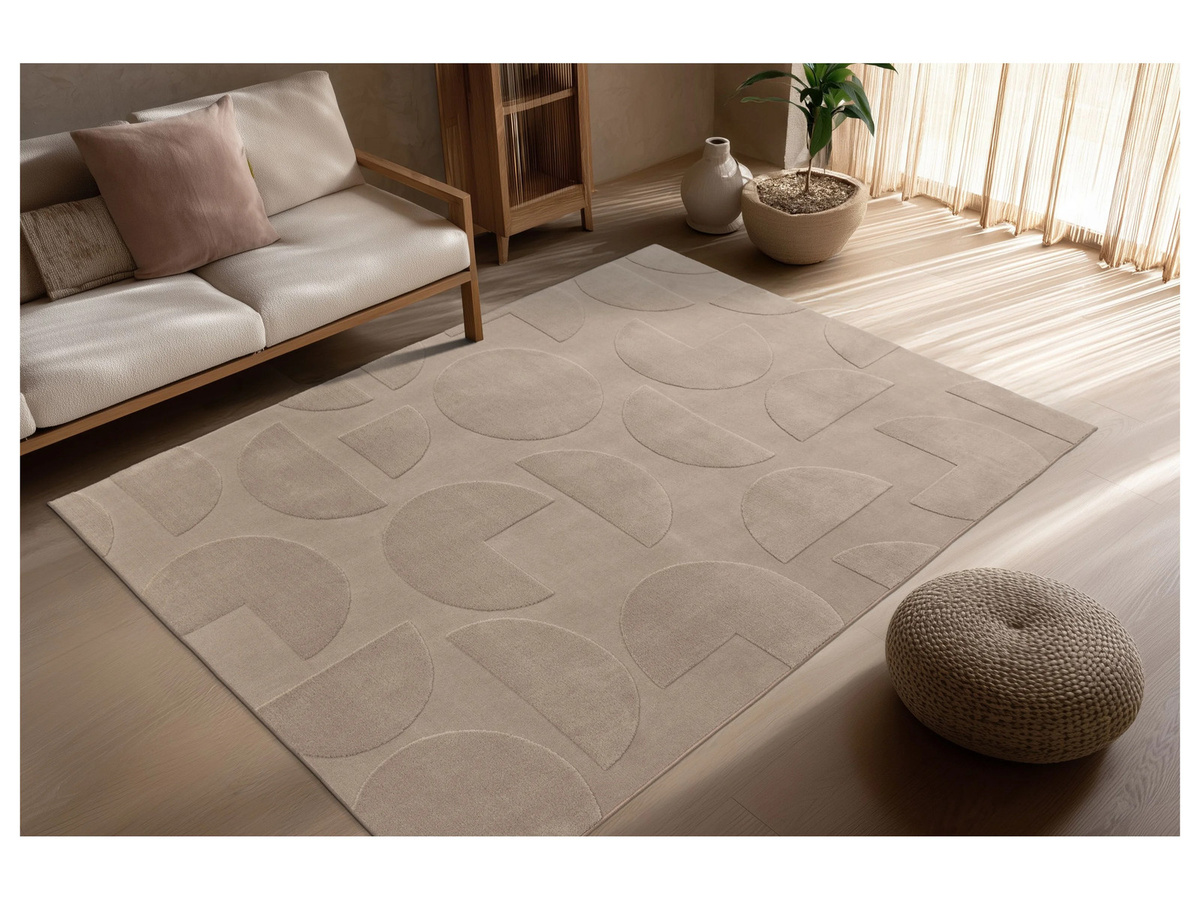 KAYOOM Teppich Niburi in Taupe, modern und pflegeleicht, B/B: 120 x 170 cm - Bild 2