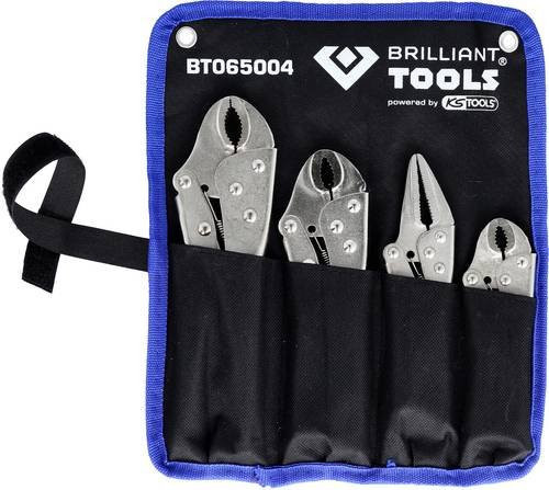 Brilliant Tools BT065004 Gripzange aus Chrom-Vanadium-Stahl in Silber - Bild 1