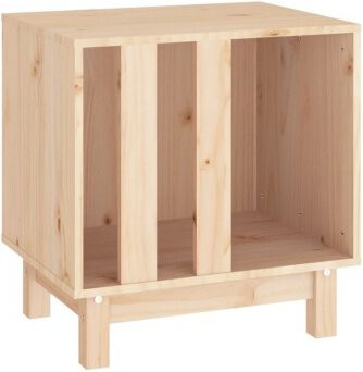 vidaXL Design Hundehütte aus Kiefernholz in Beige und Braun, B/T/H: 50 x 40 x 52 cm - Bild 1
