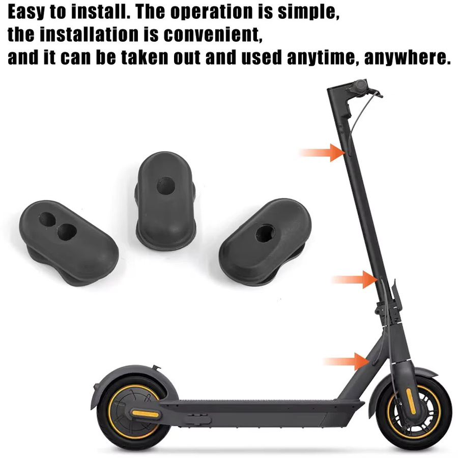 Ninebot Staubschutz-Silikonstecker für Ladungsschnittstelle in Schwarz für Ninebot MAX G30 G30D E-Scooter - Bild 2