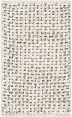 Jotex Badteppich PANAMA in Weiß und Beige mit grafischem Design, rutschfest und waschbar, B/T: 80 x 150 cm - Bild 1