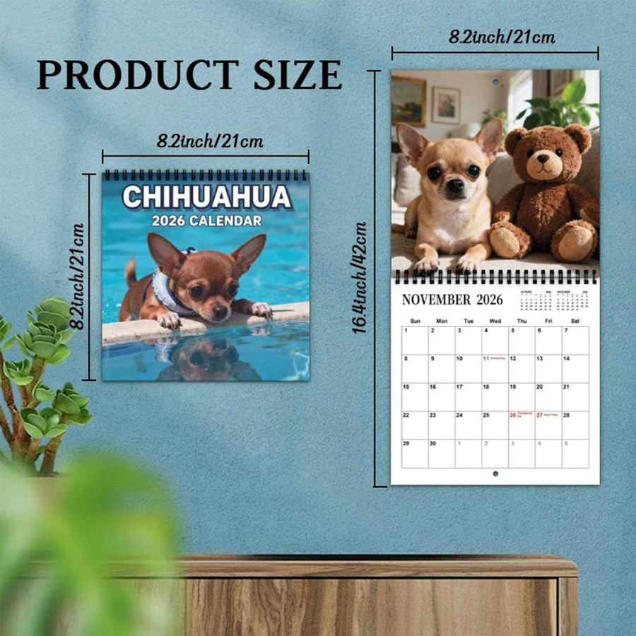 Hundewandkalender 2026 für Erwachsene, Mehrfarbig - Bild 6