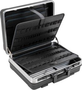 B&W Werkzeugkoffer Base Loops in Schwarz mit Einsätzen aus Kunststoff und Aluminium - Bild 1