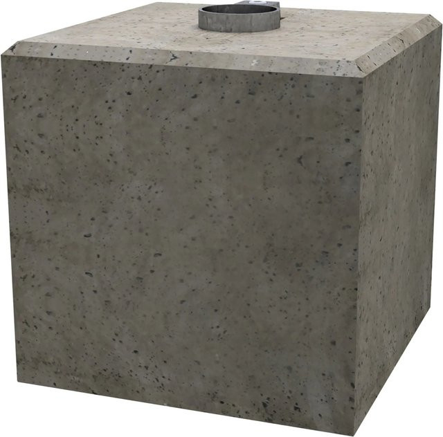 Schake Fertigfundament für Schilderpfosten Ø 60 mm aus Beton in Grau - Bild 1