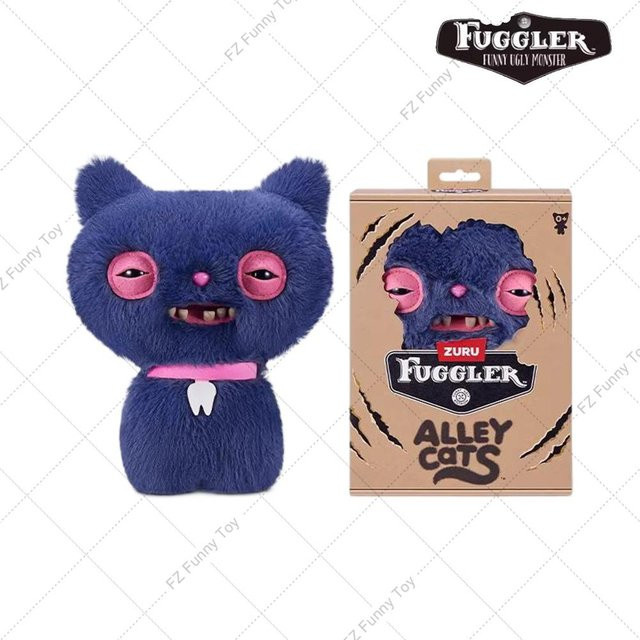 Fuggler Old Fogies Alley Cats Fuggstars Zahnschmelz-Monster, Plüschtier - Bild 1