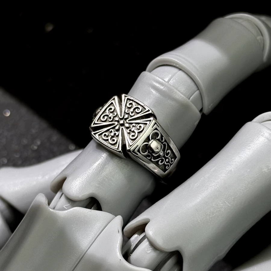 LENNIK Ring, versilbertes Kupfer, Herren, verstellbar, offen - Bild 4