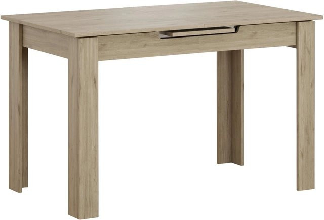 Mömax Ausziehtisch Andorra Eiche Artisan in Braun und Beige, Rechteckig - Bild 1