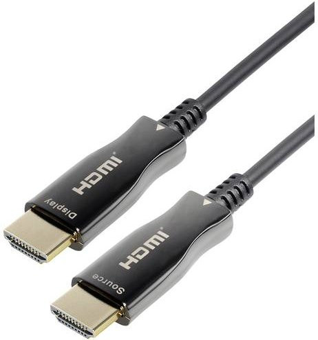 Maxtrack HDMI Anschlusskabel 4K UHD in Schwarz mit 30,00 m Länge - Bild 1