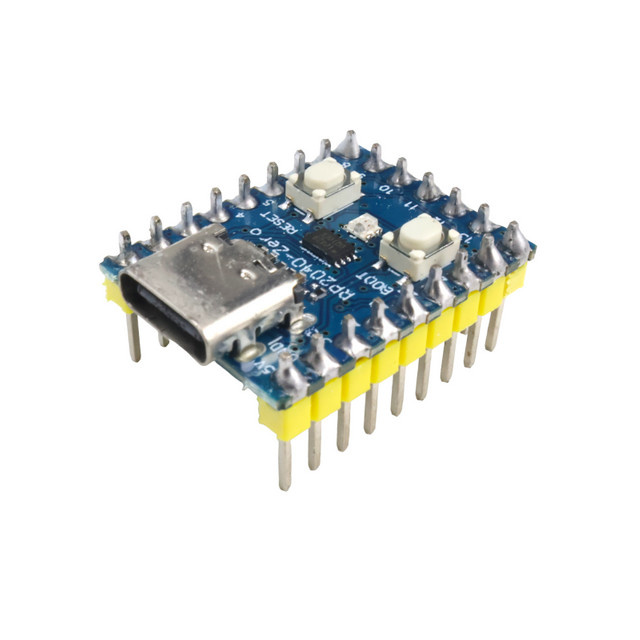 Raspberry Pi RP2040-Zero Core Board mit Dual-Core 133MHz und 2MB Flash Modul mit Stamp Holes zur Pico-Programmierung - Bild 1