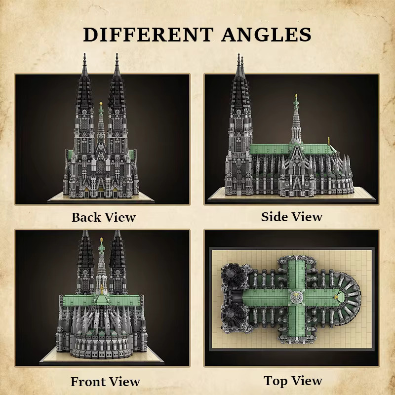 Barweer Kölner Dom, Bausteine, 8614 Teile, ab 14 Jahren - Bild 5