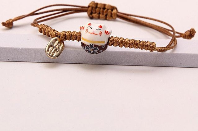 Armband Keramik, Geflochten, Bunt, Damen - Bild 1