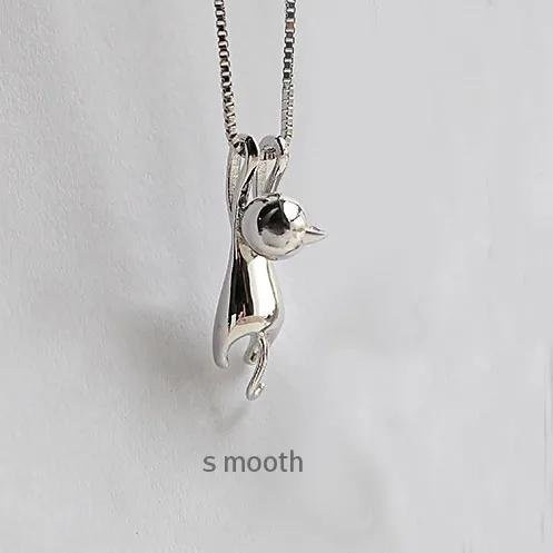 YULIN Halskette, 925 Silber, Katzen, Damen, 45 cm - Bild 1