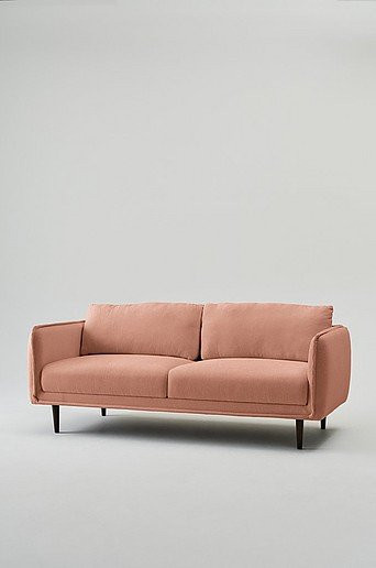 Jotex NELSON Sofa 2-Sitzer in Pink mit Stoffbezug und abnehmbaren Bezügen - Bild 1