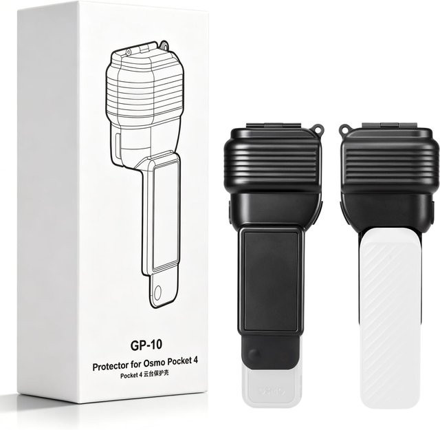 DJI Osmo Pocket 4 Hartschalenkoffer in Schwarz mit kratzfestem Gimbal- und Bildschirmschutz sowie Ladefunktion für Reisen und Außenaufnahmen - Bild 1