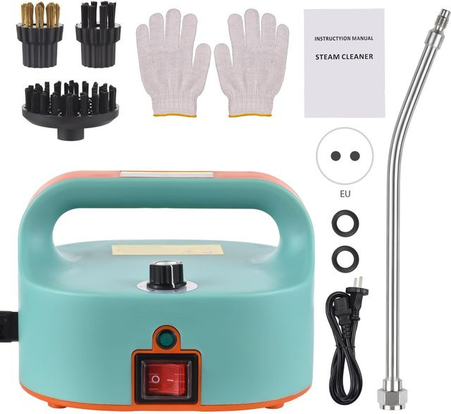 Kavolet Tragbarer Dampfreiniger Aimo 1500W Handheld Steam Cleaner in Türkis - Bild 1