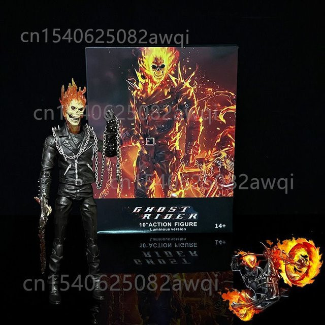 Bandai Marvel Ghost Rider Actionfigur, Leuchtende Version, ab 14 Jahren - Bild 1