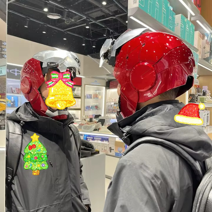 Marvel Iron Man Helm 1:1 Mk5 mit Licht und Voice Control für Erwachsene - Bild 4