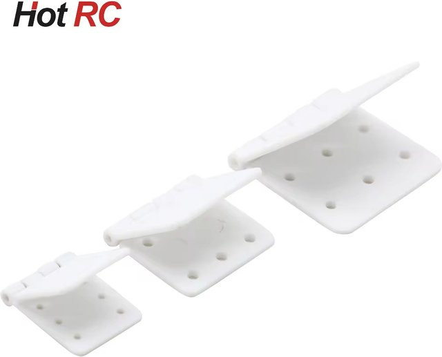 hot rc Scharnier, Weiß, Kunststoff, RC-Flugzeug-Modell-Ersatzteil - Bild 1