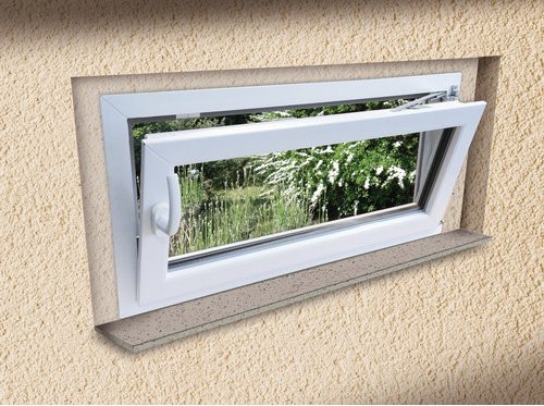 Josef Meeth Fenster Dreh-Kipp DIN rechts in Weiss, B: 100 cm, H: 60 cm - Bild 1