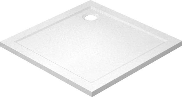 baliv Duschwanne DW-90.110E aus Acryl in Steinoptik, Weiß, B/T: 90 x 90 cm - Bild 1