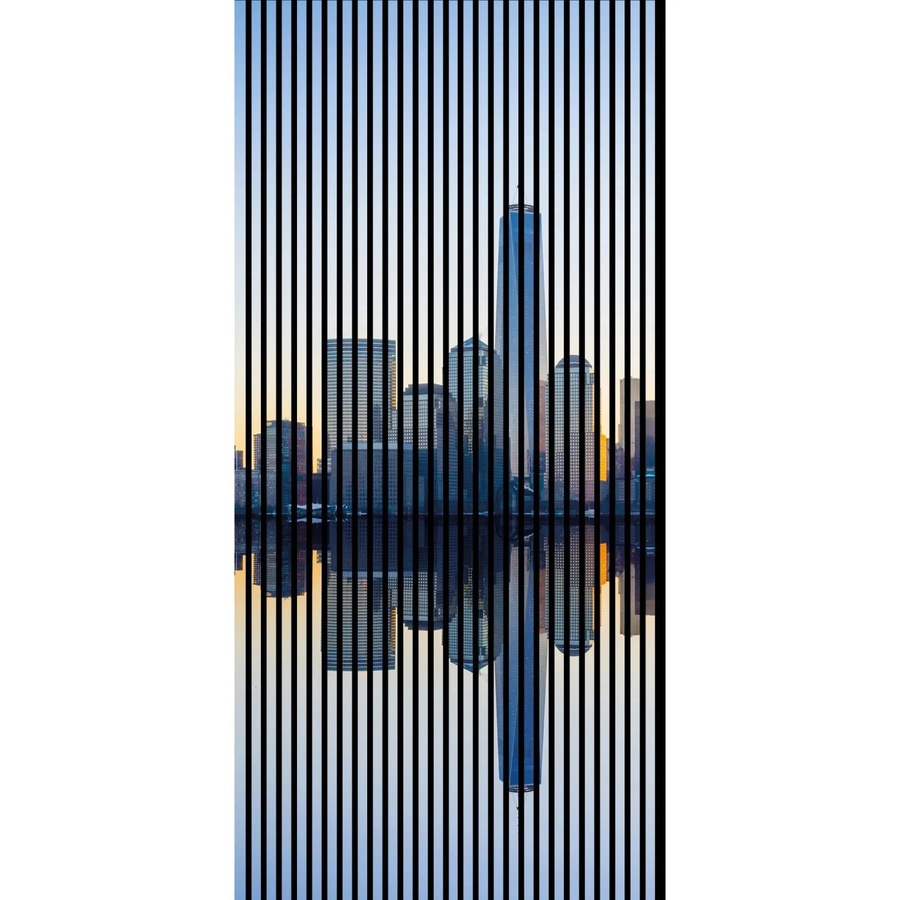 FN Acustico Akustikplatte New York Bunt aus PET und MDF, H x B x T: 2.400 x 1.133 x 19 mm - Bild 2