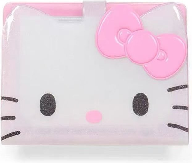 Sanrio Anime Notizbuch A6 Rosa mit süßem Herz-Design und Loseblatt-Funktion - Bild 1
