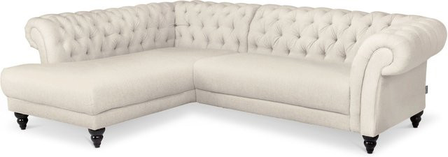 Polsterecke Sansibar Lund in Beige mit Stoffbezug und L-Form - Bild 1