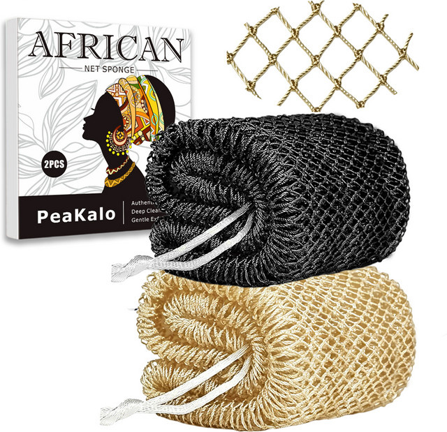 PeaKalo Afrikanischer Netzschwamm, 2 Stück, Unisex, Green - Bild 1