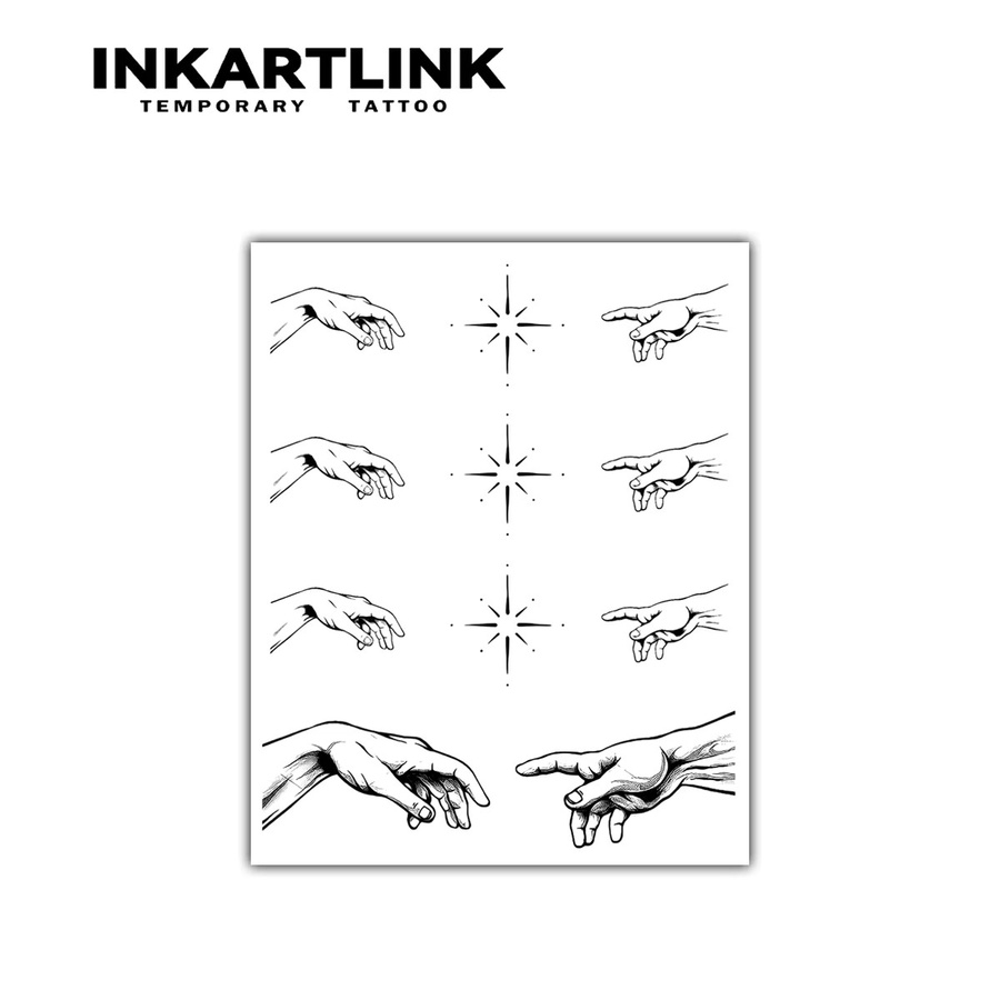 INKARTLINK Temporäres Tattoo, wasserfest, semi-permanent - Bild 5