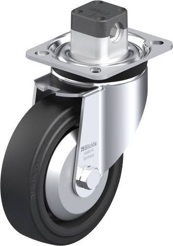 Blickle Lenkrolle LK-POEV 125R-1-CS11-FA mit Feststeller, Rad-Durchmesser: 125 mm, Tragfähigkeit: 250 kg, Farbe: Schwarz/Grau - Bild 1