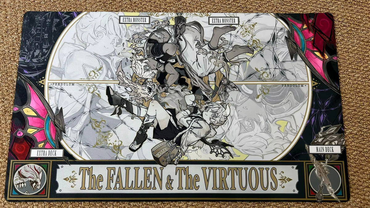 Yu-Gi-Oh! The Chronicles The Fallen & The Virtuous Spielmatte, Gummi - Bild 2