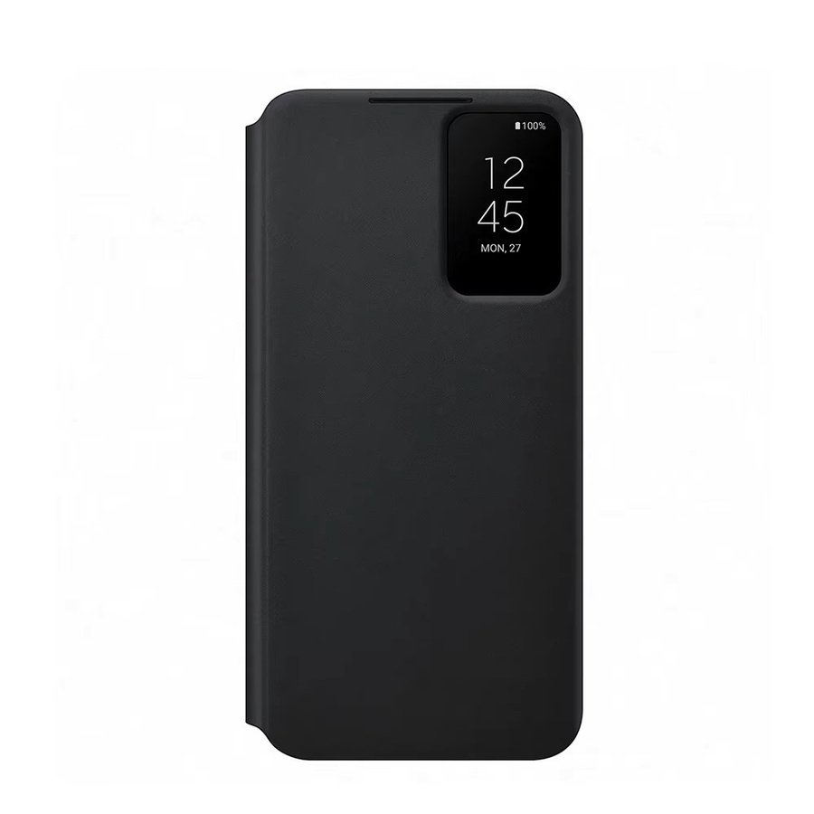 Samsung Galaxy S22 Clear View S-View Flip Cover stoßfeste Smartphone-Schutzhülle in Transparent, Weiß oder Schwarz - Bild 2