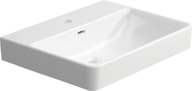 Laufen Pro S Waschtisch aus Keramik in Weiß mit Überlauf, B/T: 60,0 x 46,5 cm - Bild 1