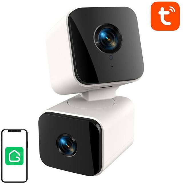 Gosund PC12 Intelligente Dual-WiFi-Kamera in Weiß mit 4MP Auflösung und Tuya-Unterstützung - Bild 1