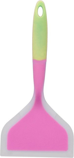 TOMTOP JMS Kochspatel aus Silikon in Transparent Beige mit Weitmaul-Design für Pfannkuchen und zum Braten - Bild 1