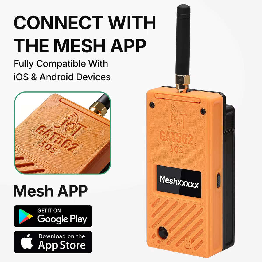 KEEPTEEN GAT562 Hochleistungs-Mesh-LoRa-Funkgerät mit 30dBm für Meshcore oder Meshtastic Tracker-Knoten - Bild 4