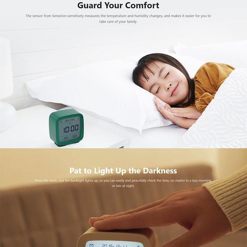 Xiaomi Qingping Bluetooth Wecker in Weiß - Bild 5
