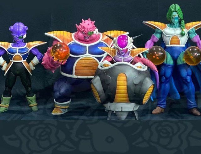 Bandai Dragon Balls Scale Model Figuren Set in Lila und Multicolor - Bild 1