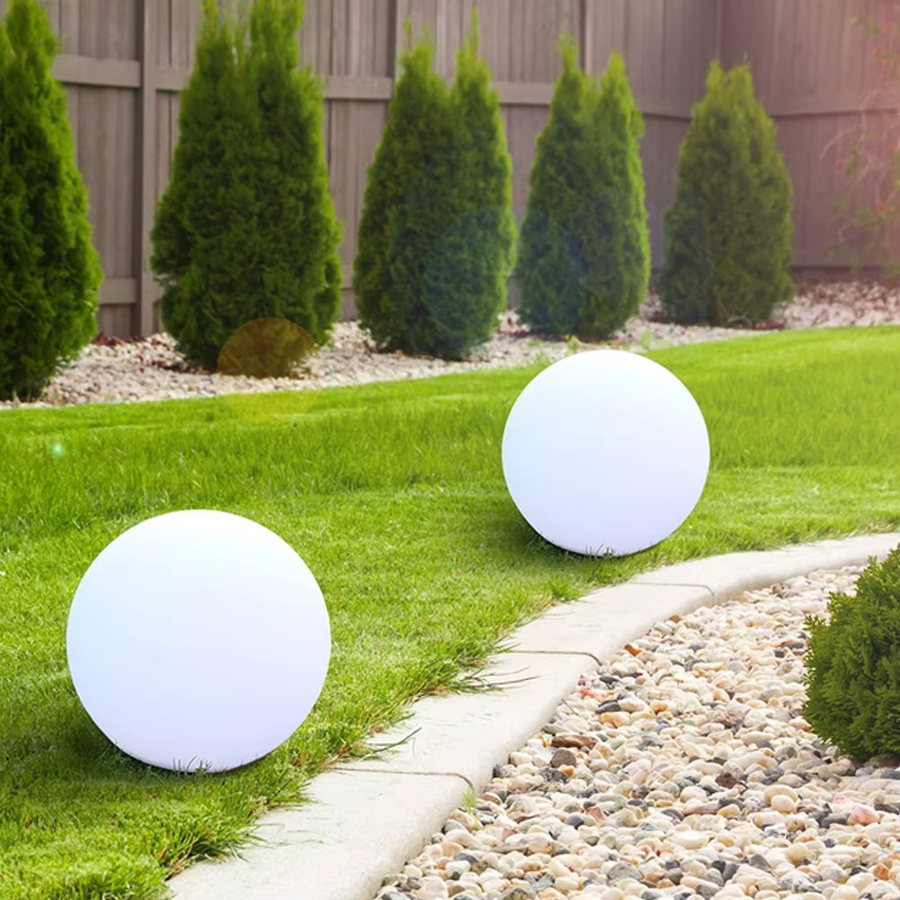 JOCESTYLE LED-Kugel Weiß mit Fernbedienung und 16 Farben für Garten und Pool - Bild 3