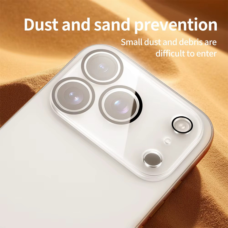 Apple iPhone 17 Pro Max, iPhone 17 und iPhone 17 Air 3D HD Kamera Objektiv Schutzfolie, transparent, 1-10 Stück - Bild 4