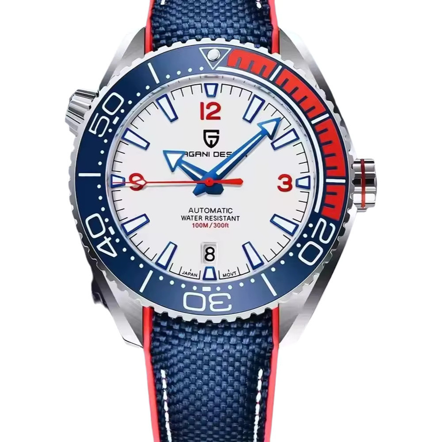 PAGANI DESIGN Armbanduhr Automatik, Edelstahl, Saphirglas, 42 mm, Herren - Bild 5