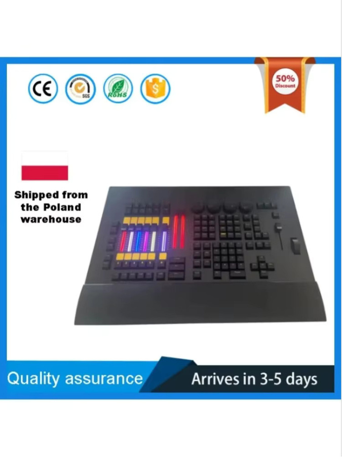 Black Horse Wing Professioneller DMX512 Beleuchtungscontroller mit Flightcase für DJ und Bühnenshow, Farbe: Schwarz - Bild 5