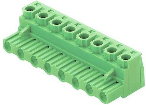 Weidmüller Buchsengehäuse-Kabel 2869270000, Farbe: Grün, 30 Stück - Bild 1