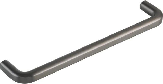 Alles im Griff Möbelgriff Lisa Bar aus Zinkdruckguss in Dunkelgrau Matt, Breite: 16,0 cm - Bild 1