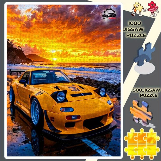 AZNM Japanisches Sportwagen-Puzzle, 5.000 Teile - Bild 1