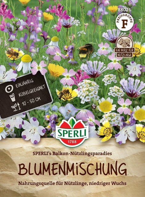 SPERLI Blumensamen Balkon-Nützlingsparadies mehrfarbig - Bild 1