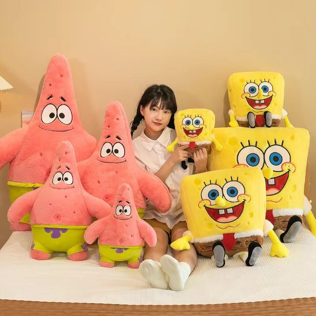 Potdemiel SpongeBob Schwammkopf Patrick Star Plüsch Puppe, 35-100CM - Bild 1