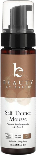 Beauty By Earth Selbstbräunungsmousse Extra Dunkel, 222 ml - Bild 1